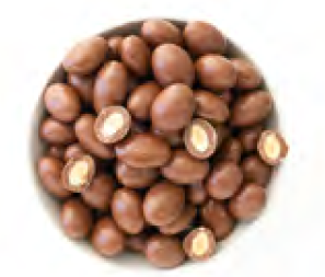 ALMENDRAS CON CHOCOLATE DE LECHE